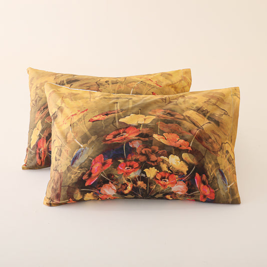 Digital Printed Pillow Covers (Pack of 2)
