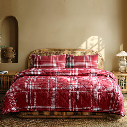 Urban Tartan Bedspread Set
