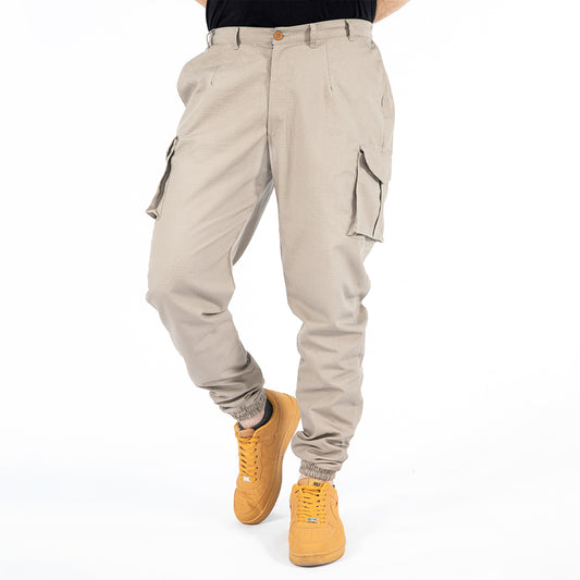 Grey Cargo Jogger Pant