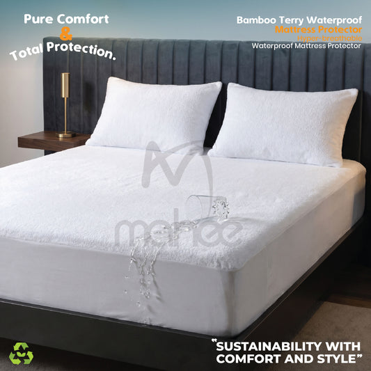 Bamboo Terry Waterproof Mattress Protector