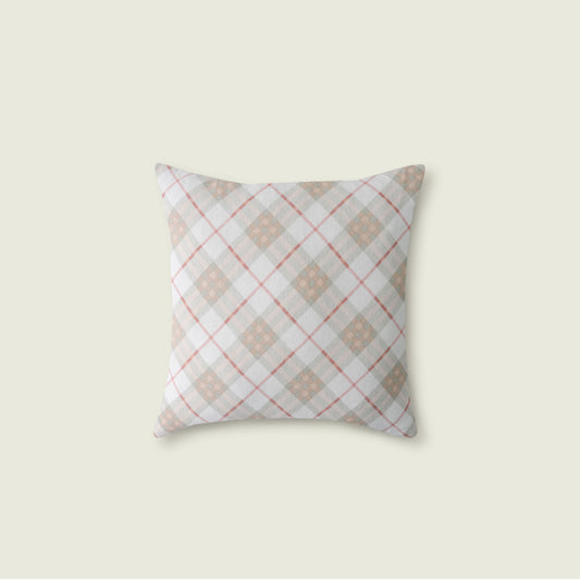 Rosewood Check Cushion Covers (Pack of 2)