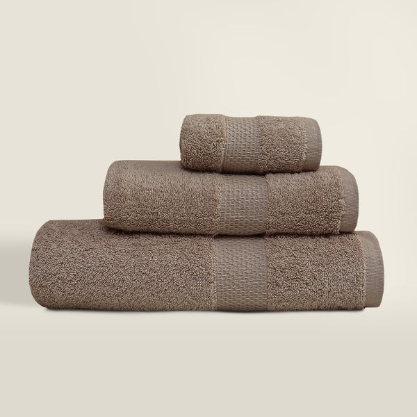 Luxury Cotton Towels - Dark Beige