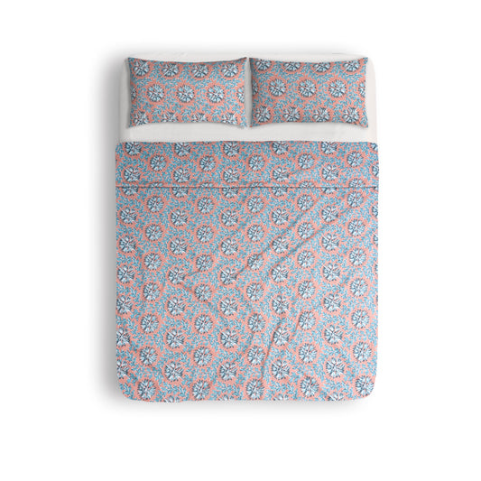 Peach Meadow Bed Sheet Set