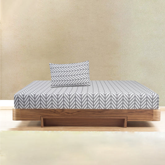 Nordic Path Jersey Fitted Sheet Set