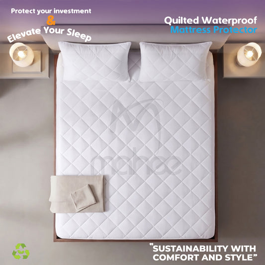 Microfiber Quilted Waterproof Mattress Protector