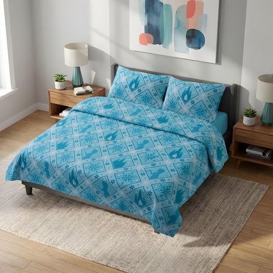 Modern Triangles Bed Sheet Set