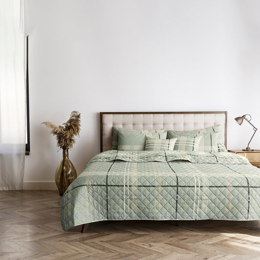 Serene Crosshatch Printed BNB Set (8PCS)