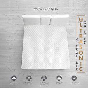 Ultrasonic Microfiber Waterproof Mattress Protector